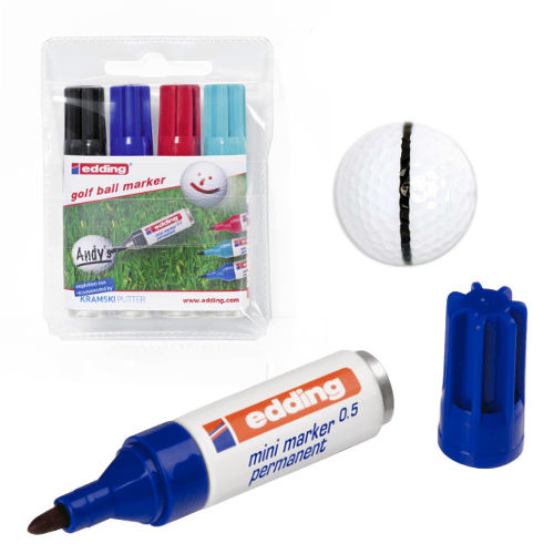 edding Golf Ball Marker 4er Set